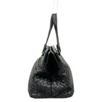 Bottega Veneta Handbag Intrecciato Black Leather — view 2