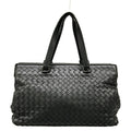 Bottega Veneta Handbag Intrecciato Black Leather