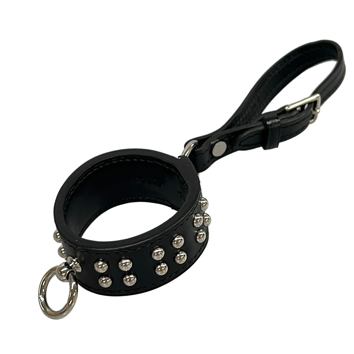 Hermes Key Holder Collier de Chien Anno Black Silver