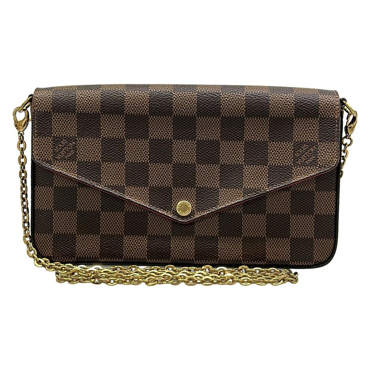 Louis Vuitton Wallet Damier Pochette Felicie Ebene