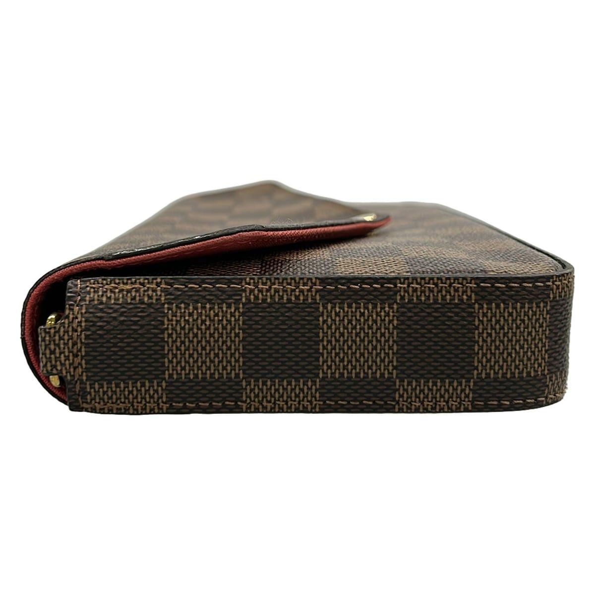 Louis Vuitton Wallet Damier Pochette Felicie Ebene — view 9
