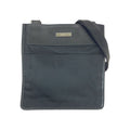 Gucci Black Silver Nylon Leather Shoulder