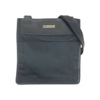 Gucci Black Silver Nylon Leather Shoulder