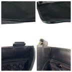 Gucci Black Silver Nylon Leather Shoulder — view 6