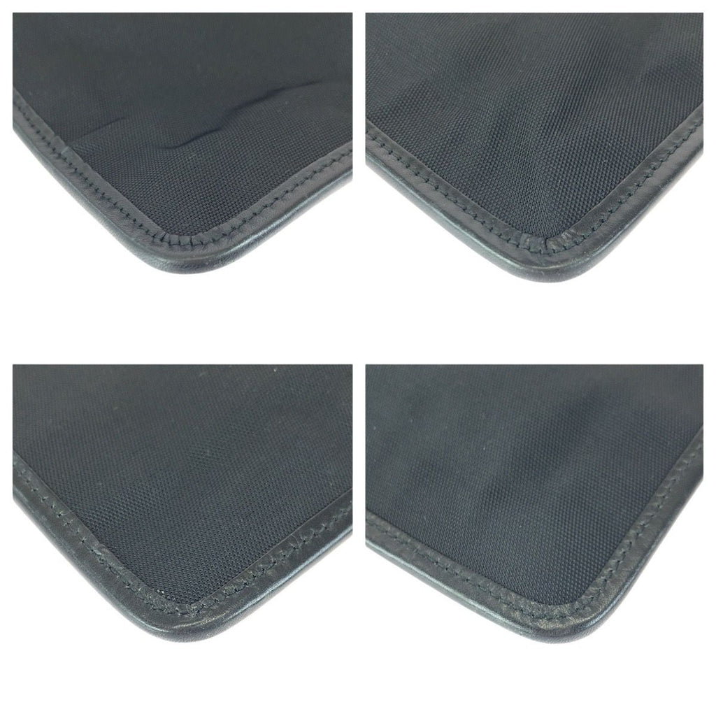 Gucci Black Silver Nylon Leather Shoulder — view 3