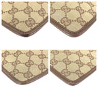 Gucci Brown Beige Silver GG Canvas Leather 019 Shoulder — view 3