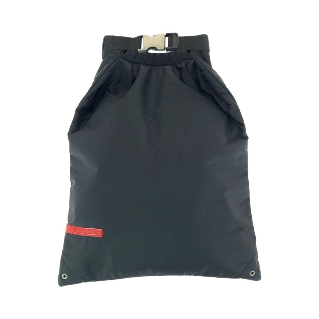 Prada Sports Line Black Silver Nylon Backpack