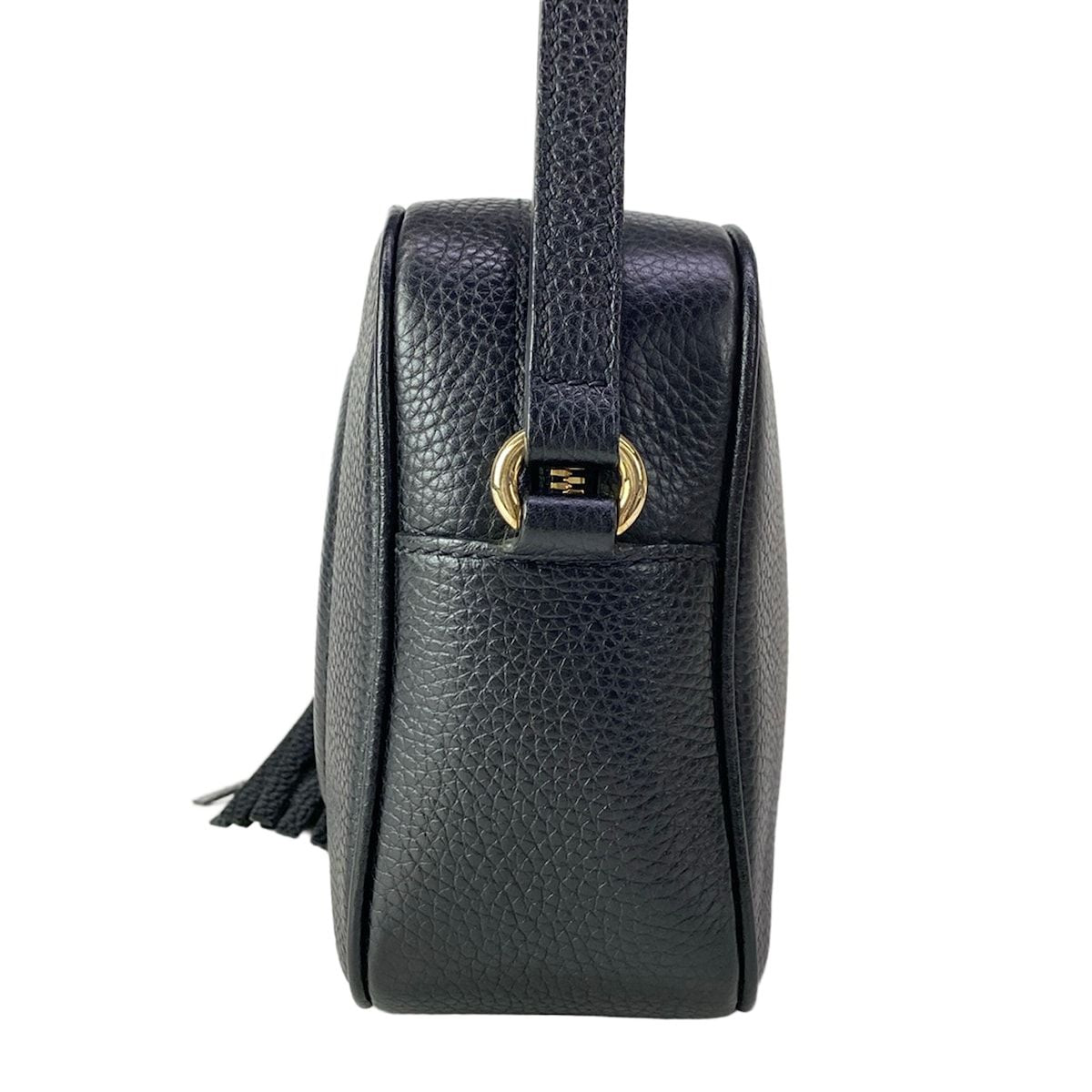 Gucci Shoulder Bag Soho Black Tassel Leather — view 4