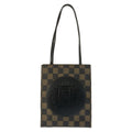 Fendi Vintage Pecan Brown Black 279 963 Tote Shoulder
