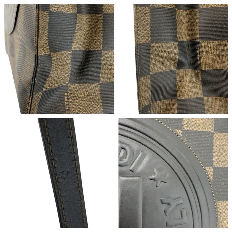 Fendi Vintage Pecan Brown Black 279 963 Tote Shoulder — view 5