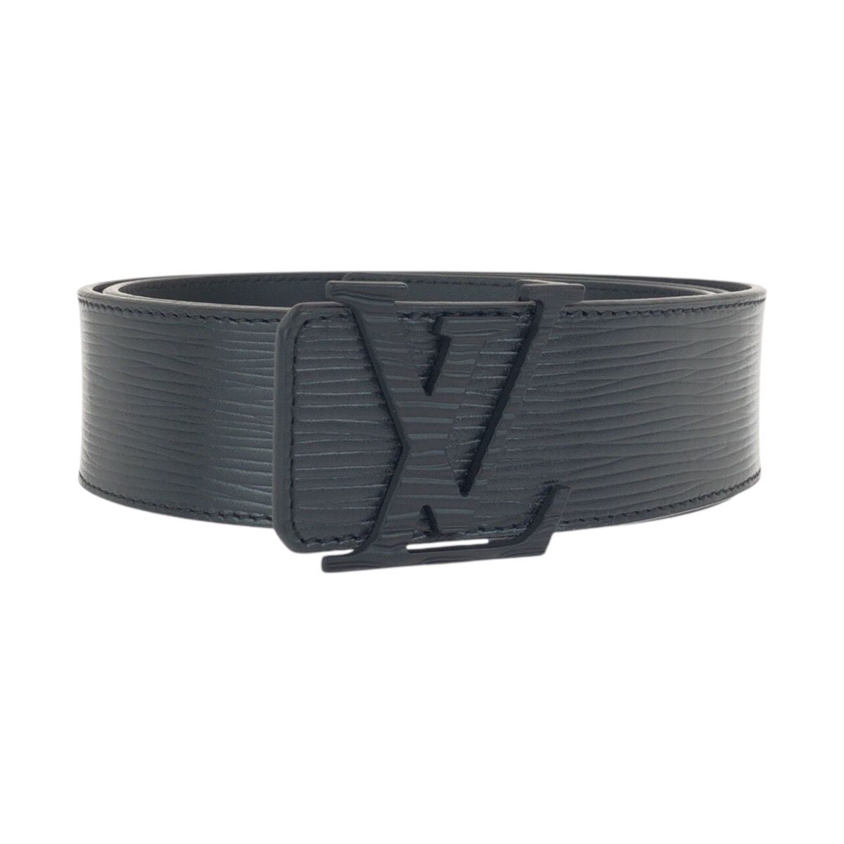 Louis Vuitton Epi Ceinture LV Initial 90 cm Black Noir Belt