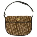 Dior Vintage Trotter CD Logo Brown Gold Handbag