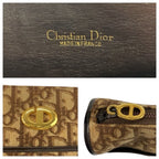 Dior Vintage Trotter CD Logo Brown Gold Handbag — view 3