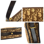 Dior Vintage Trotter CD Logo Brown Gold Handbag — view 6