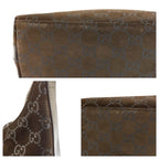 Gucci GG Pattern Brown Suede 000 Shoulder — view 6