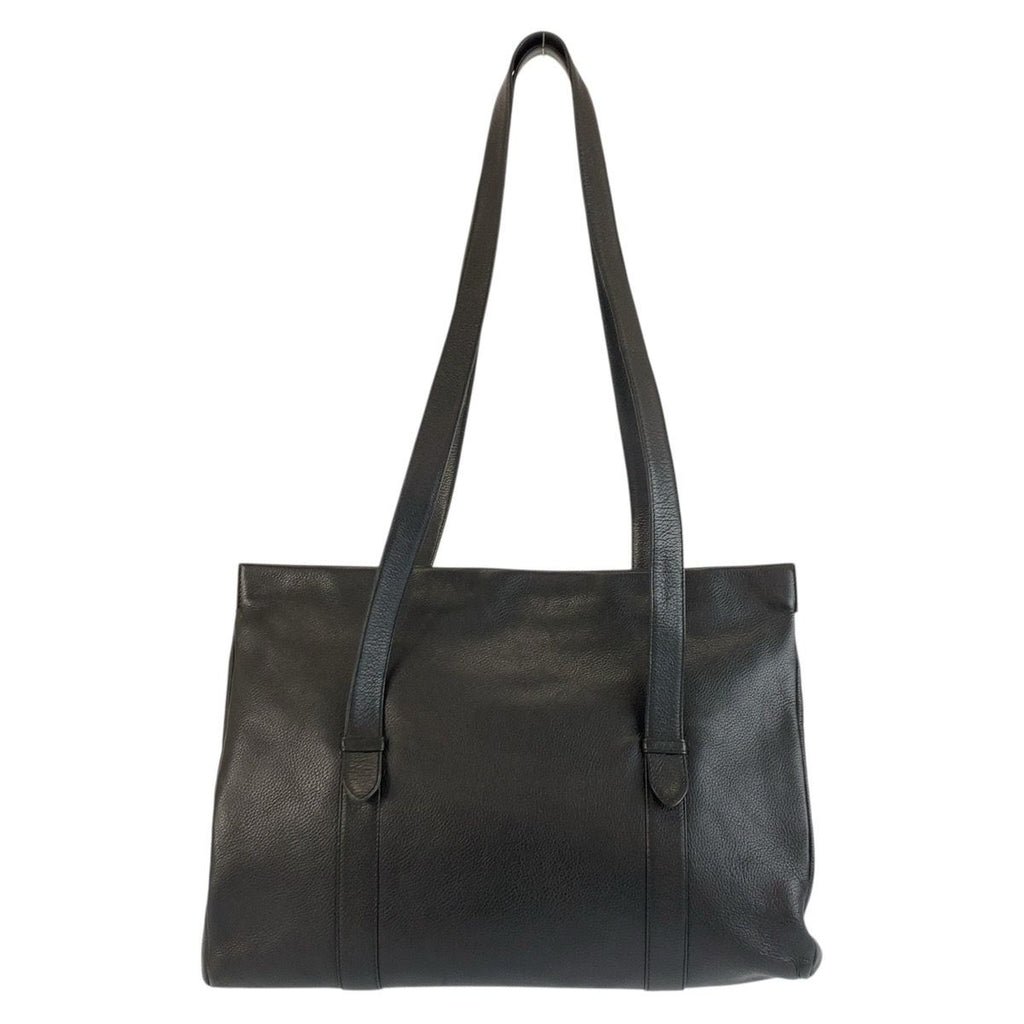 Gucci Vintage Black Gold Leather 001 406 Tote Shoulder — view 2
