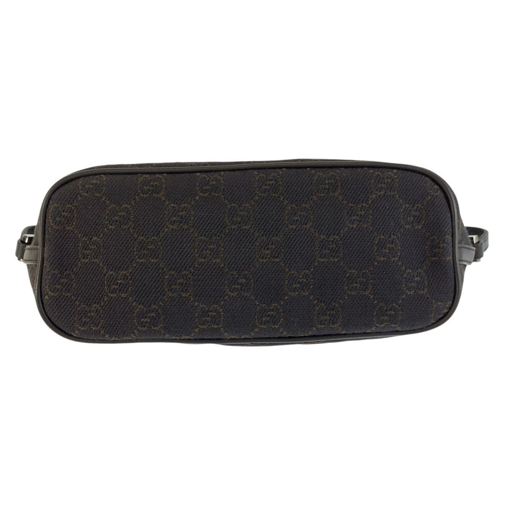 Gucci Brown GG Canvas Handbag Pouch — view 8