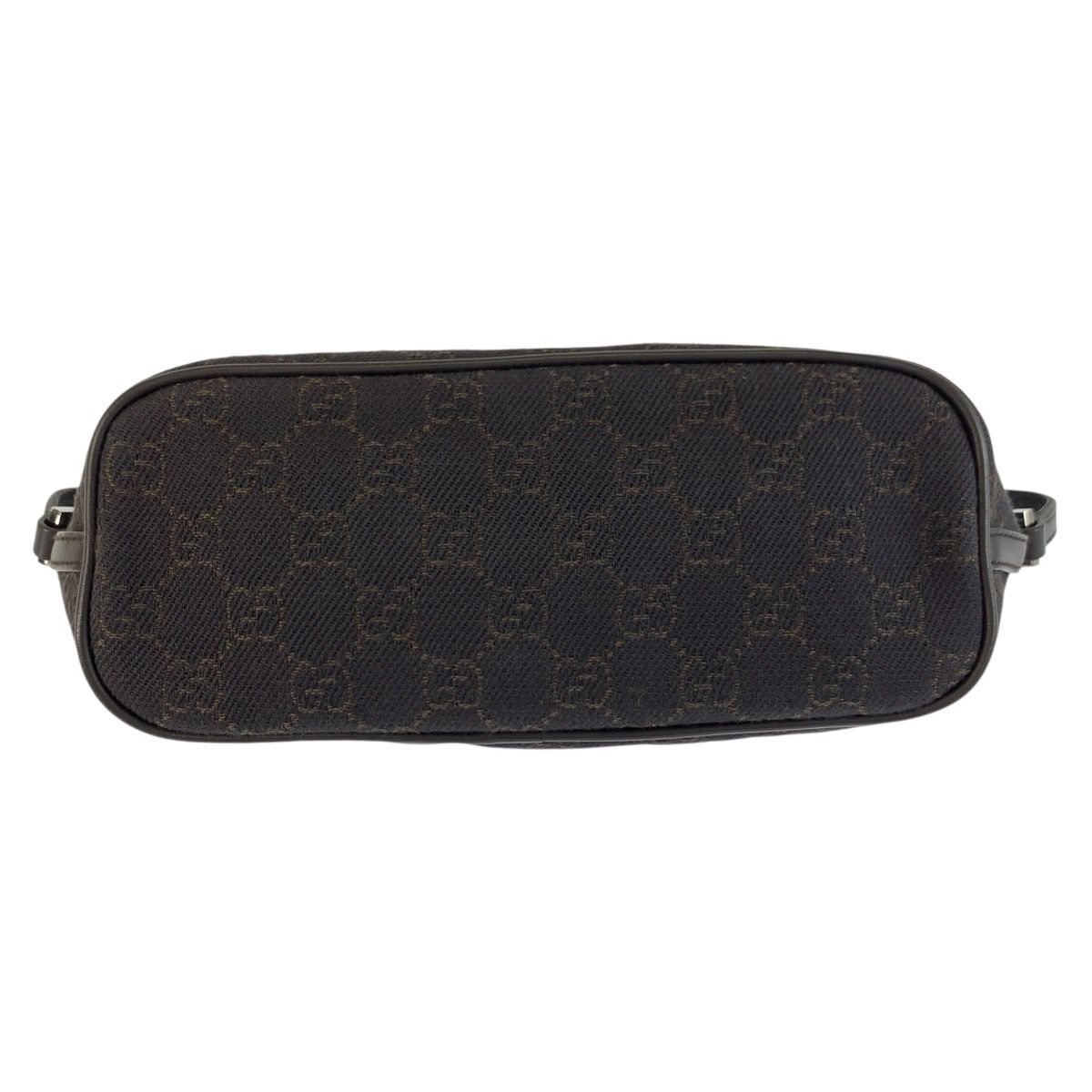 Gucci Brown GG Canvas Handbag Pouch — view 8