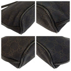 Gucci Brown GG Canvas Handbag Pouch — view 4