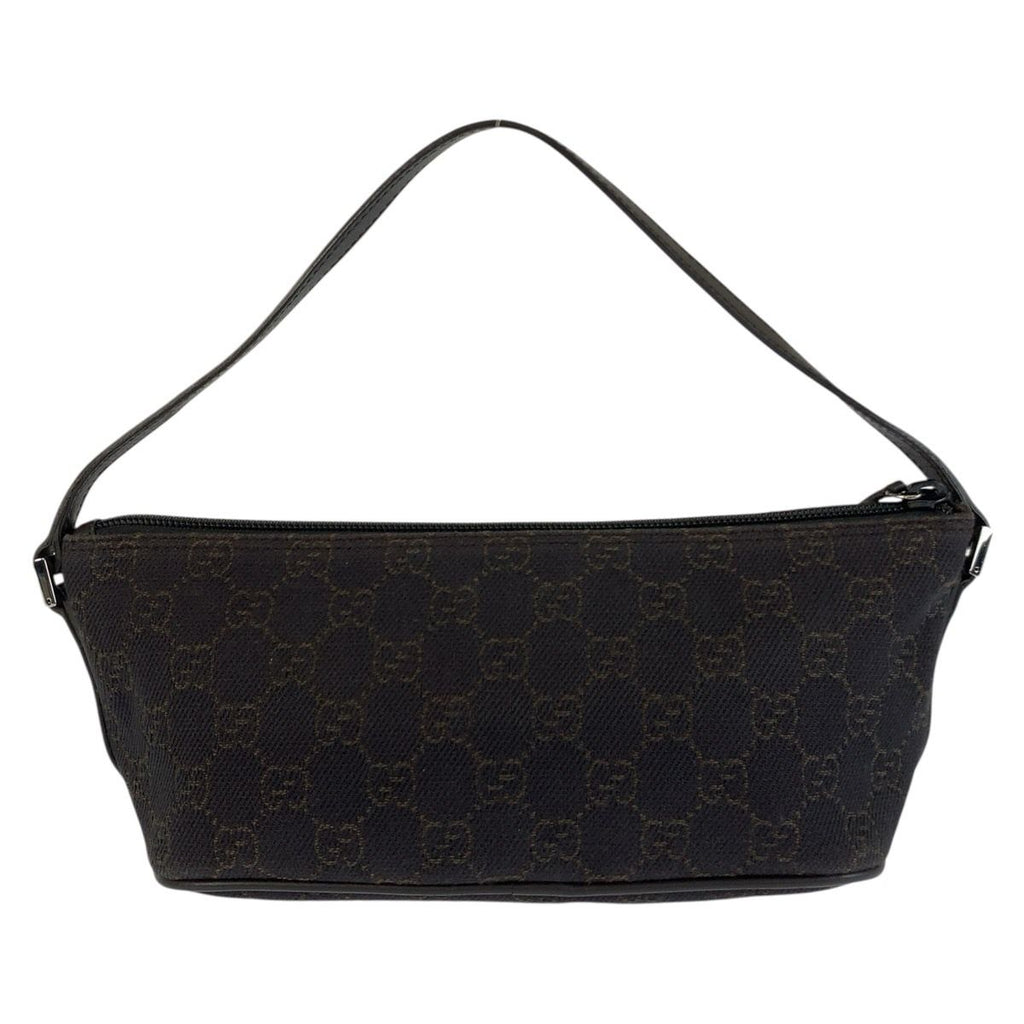Gucci Brown GG Canvas Handbag Pouch — view 2