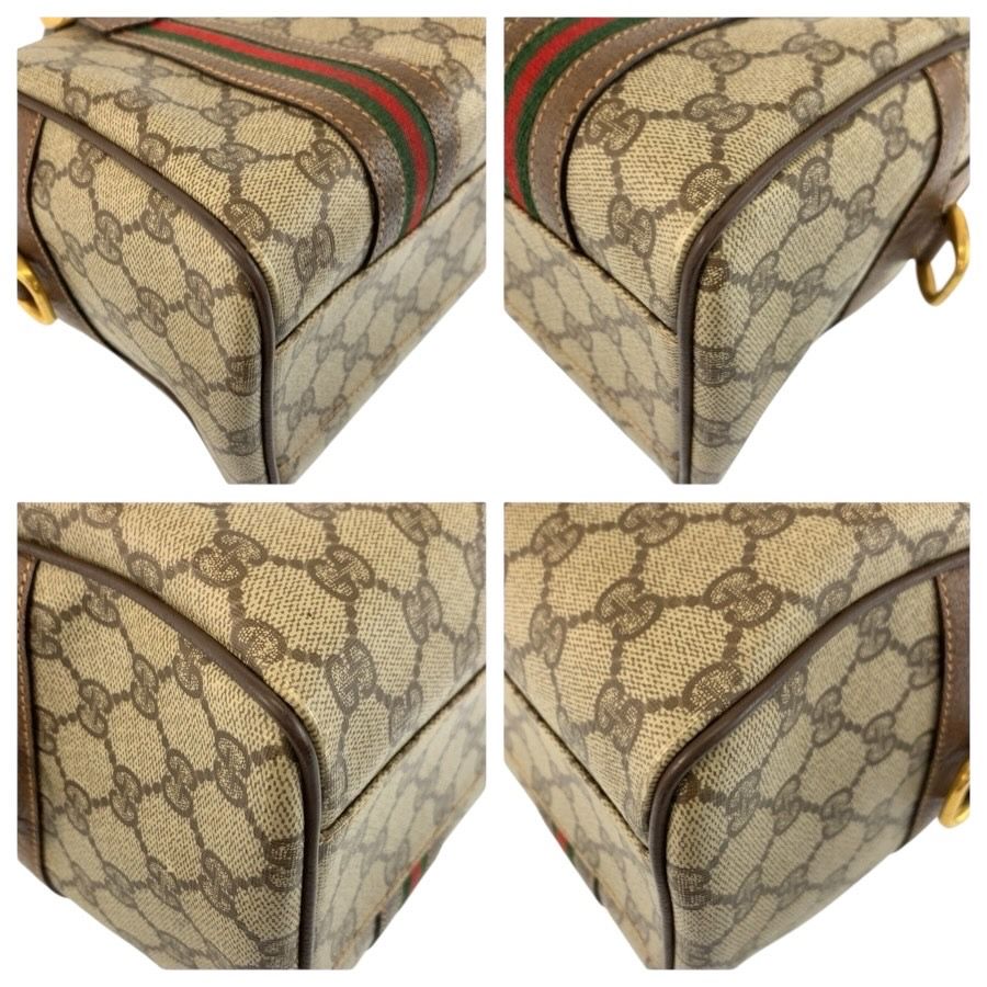 Gucci Vintage Sherry Line Beige Brown 002 115 Boston — view 4
