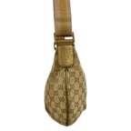 Gucci Shoulder Bag GG Pattern Beige Gold Pink Leather — view 2