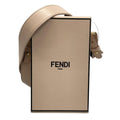 Fendi Shoulder Bag Pack Pink Black Strap Removable Leather