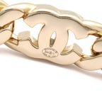 Chanel Bangle CC Logo Gold Pink Multi Bracelet — view 4