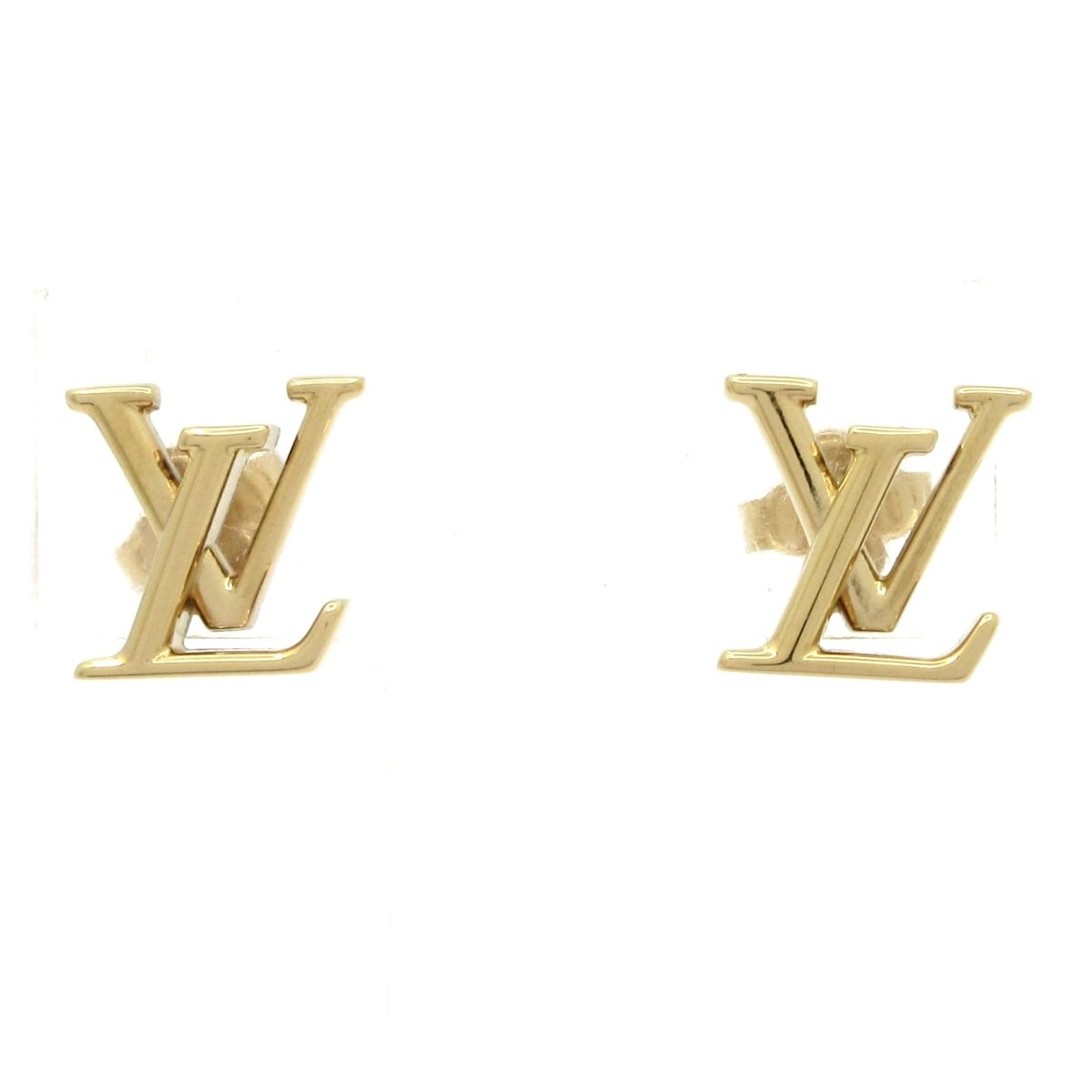 Louis Vuitton Earrings LV Iconic Gold