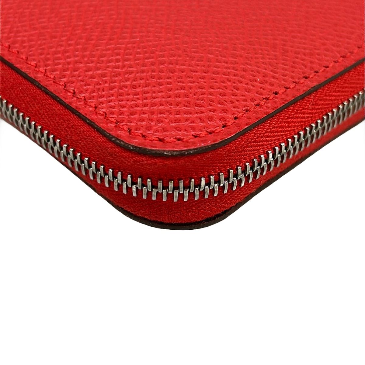 Hermes Coin Case Azap Compact Silk in le Juradu Blue Hydra Zip Around Silver — view 6