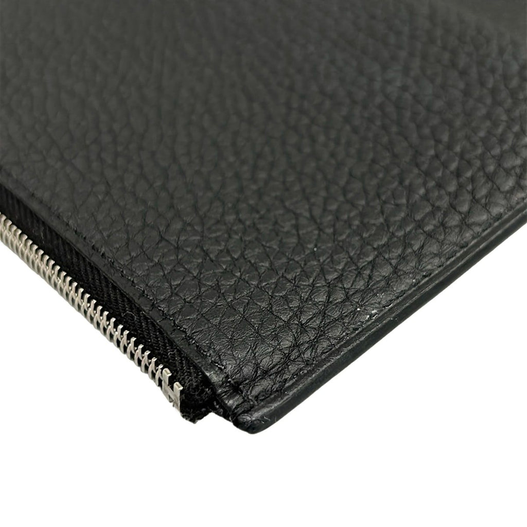 Hermes Book Cover EA Zip PM Black Silver Shoulder — view 5