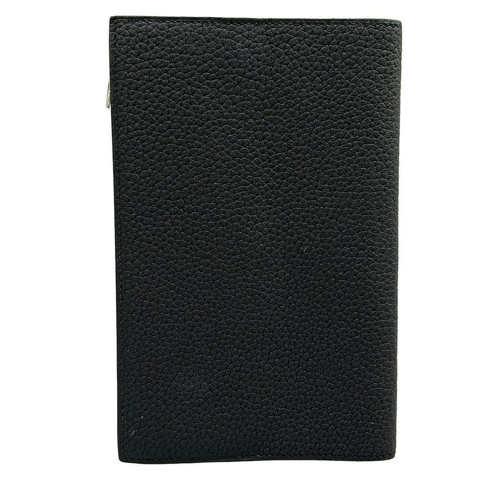 Hermes Book Cover EA Zip PM Black Silver Shoulder — view 2
