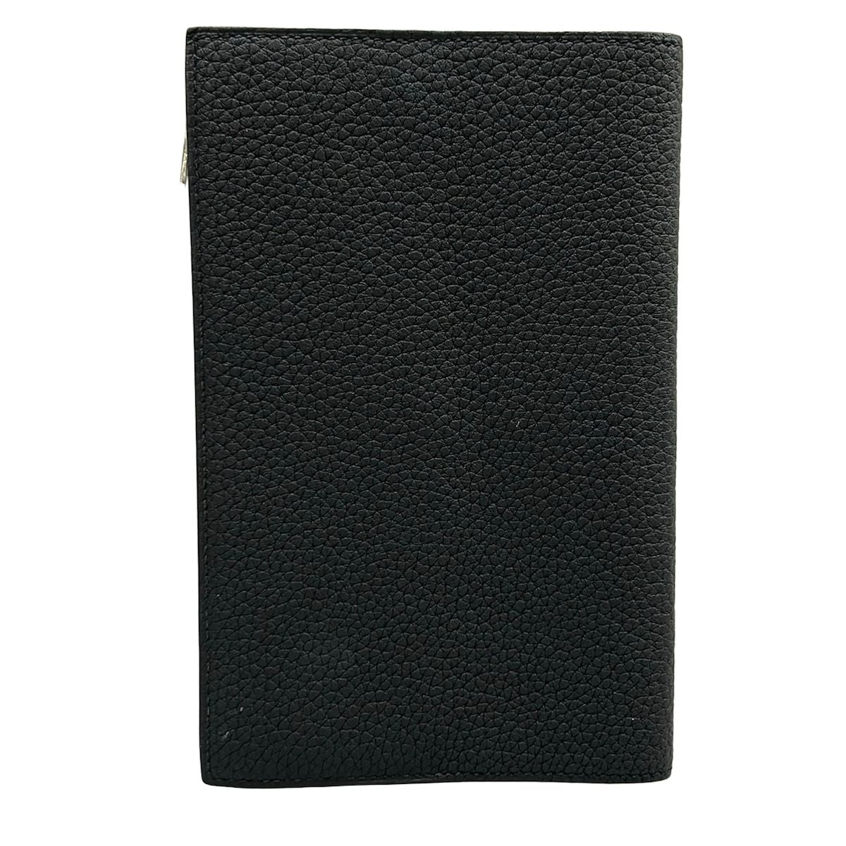 Hermes Book Cover EA Zip PM Black Silver Shoulder — view 2