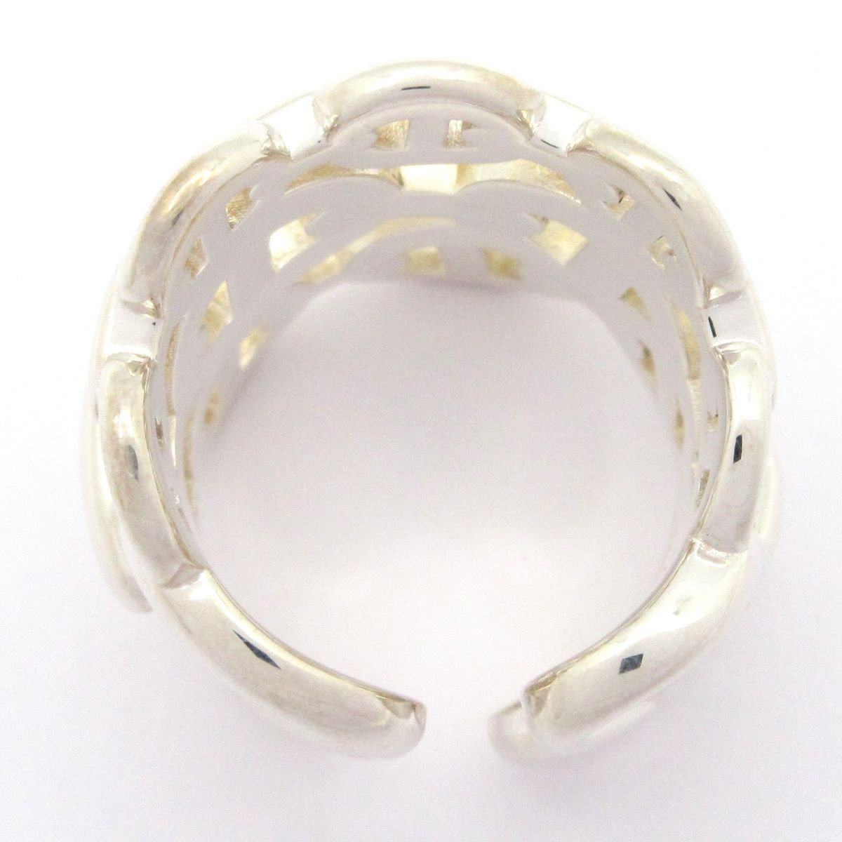 Hermes Ring 50 Chaine D'ancre GM Silver — view 4