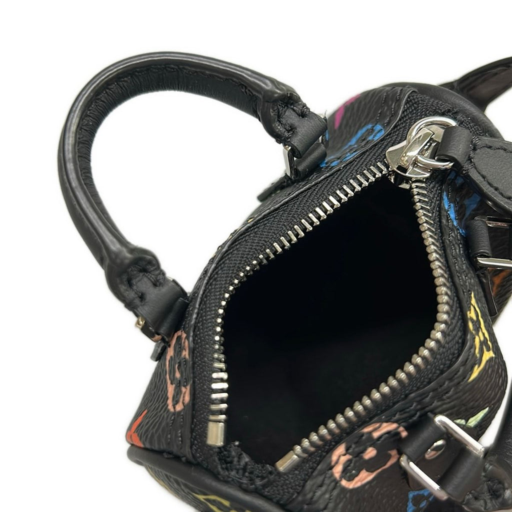 Louis Vuitton Pouch Monogram Multicolor LV Takashi Murakami Micro Speedy Noir — view 4
