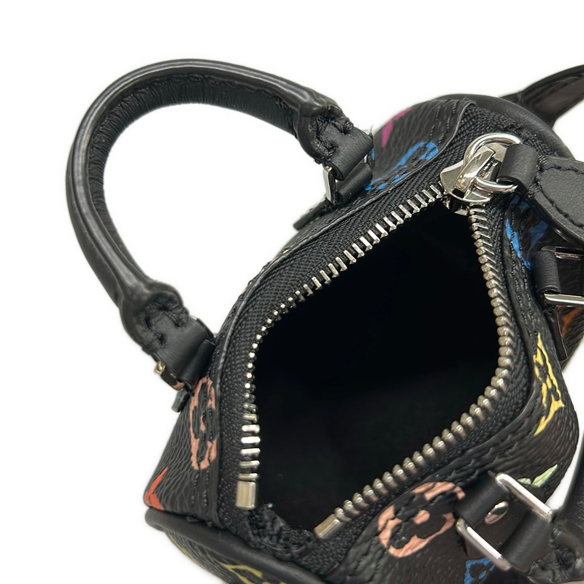 Louis Vuitton Pouch Monogram Multicolor LV Takashi Murakami Micro Speedy Noir — view 4