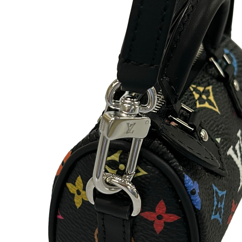 Louis Vuitton Pouch Monogram Multicolor LV Takashi Murakami Micro Speedy Noir — view 7