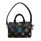 Louis Vuitton Pouch Monogram Multicolor LV Takashi Murakami Micro Speedy Noir — view 2