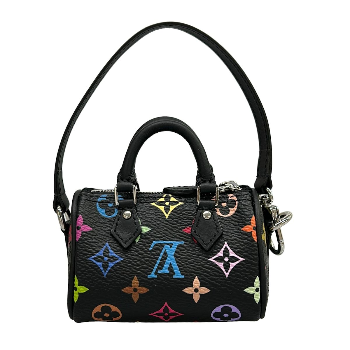 Louis Vuitton Pouch Monogram Multicolor LV Takashi Murakami Micro Speedy Noir — view 2