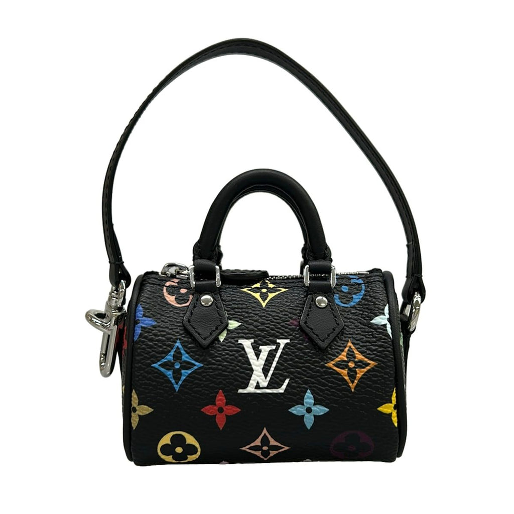 Louis Vuitton Pouch Monogram Multicolor LV Takashi Murakami Micro Speedy Noir