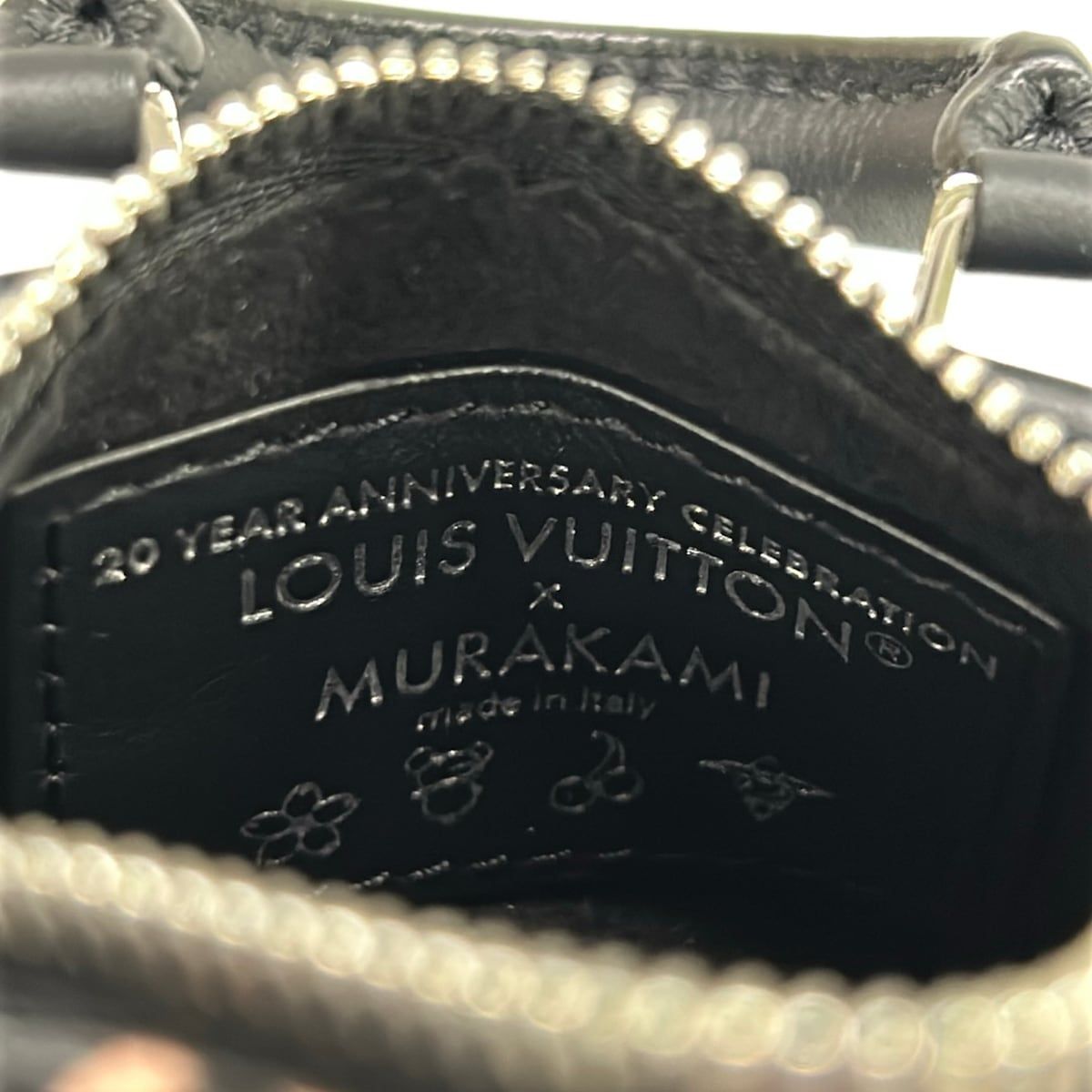Louis Vuitton Pouch Monogram Multicolor LV Takashi Murakami Micro Speedy Noir — view 5