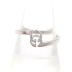 Gucci Ring Double 18k White Gold