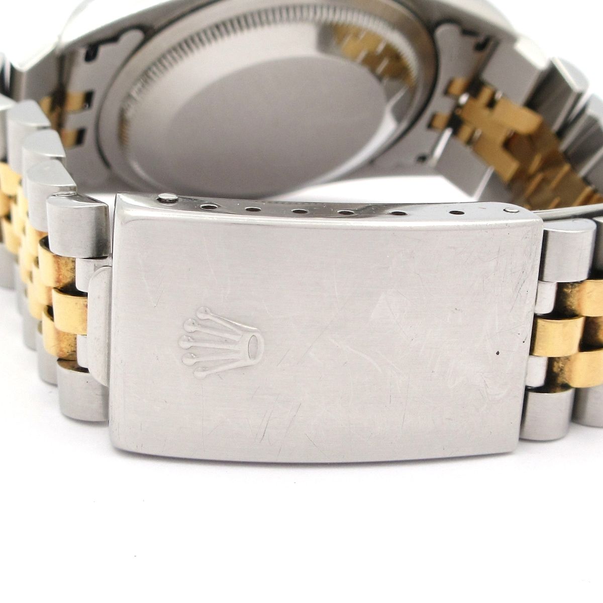 Rolex Watch Datejust SS 18k Yellow Gold Shell Dial Diamond 17 Frames White — view 6