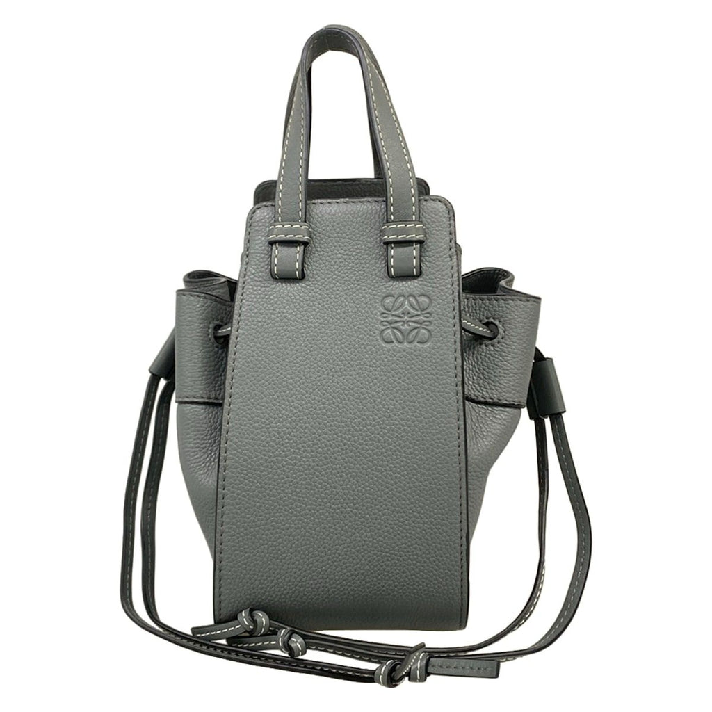 Loewe Handbag Hammock Drawstring Bag Mini Gray