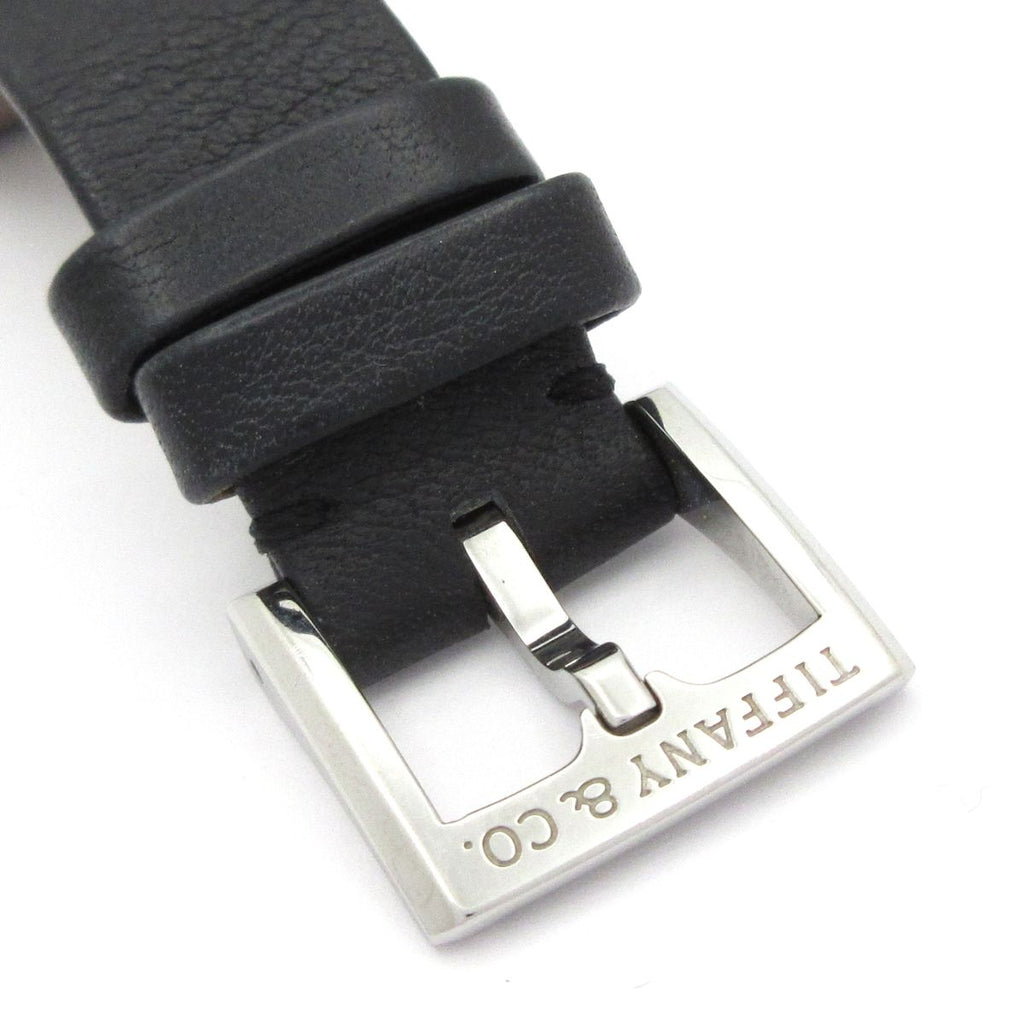 Tiffany & Co Watch East Waist SS Leather Double Wrap Strap Orientation Dial — view 6