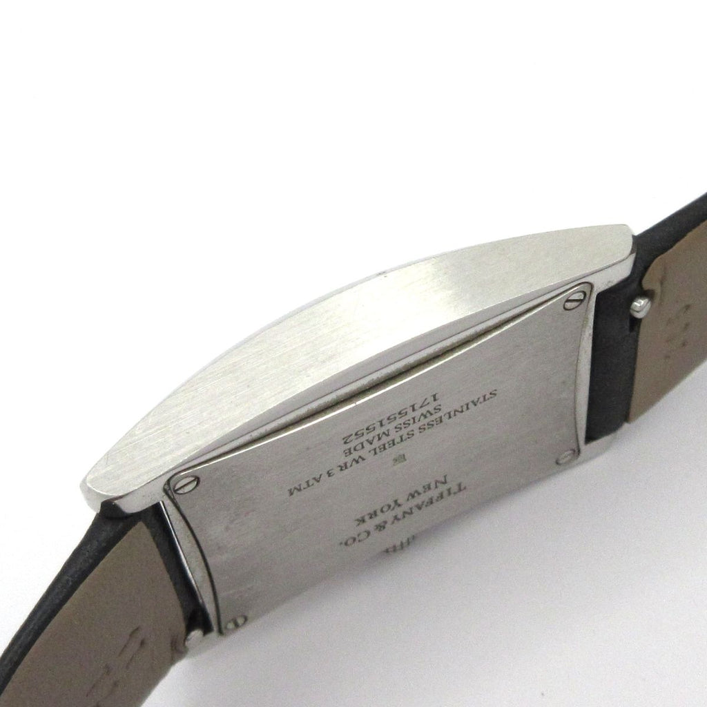 Tiffany & Co Watch East Waist SS Leather Double Wrap Strap Orientation Dial — view 9