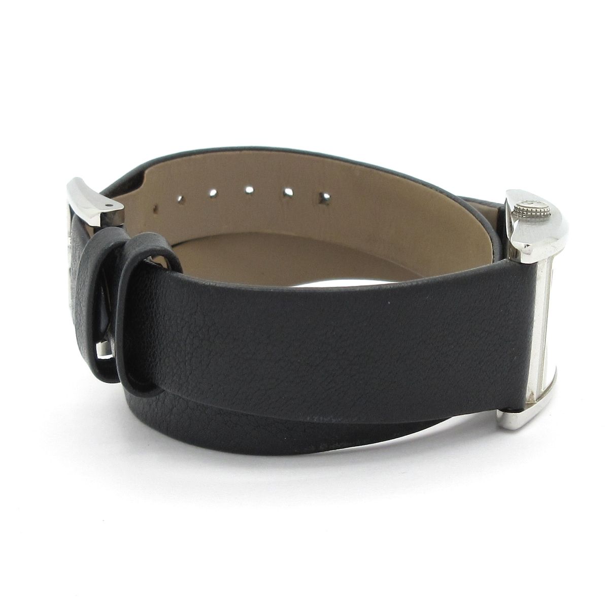 Tiffany & Co Watch East Waist SS Leather Double Wrap Strap Orientation Dial — view 5