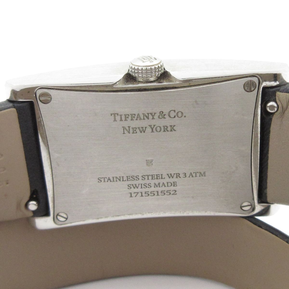 Tiffany & Co Watch East Waist SS Leather Double Wrap Strap Orientation Dial — view 3