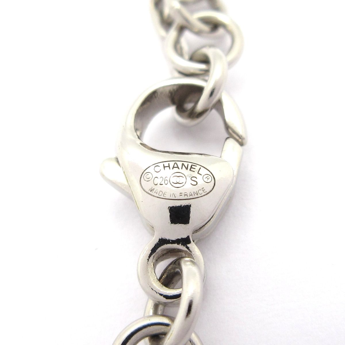 Chanel Necklace Silver Yellow Chick — view 5