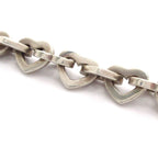 Tiffany & Co Bracelet Heart Link 18k Yellow Gold Silver — view 7